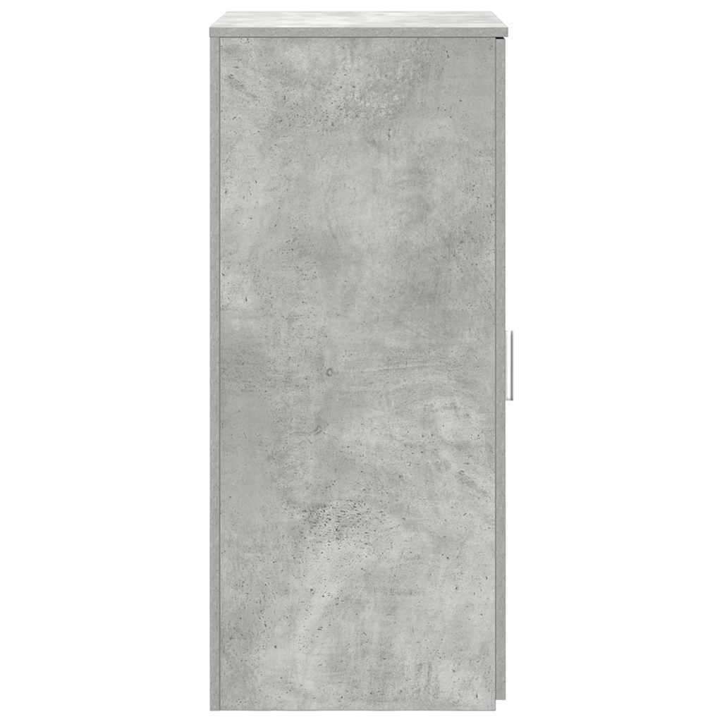 Oppbevaringsskap betonggrå 50x45x103,5 cm konstruert tre