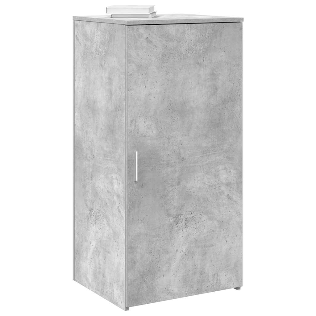 Oppbevaringsskap betonggrå 50x45x103,5 cm konstruert tre