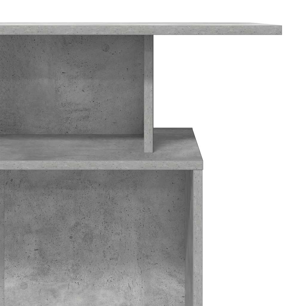 Resepsjonspult betonggrå 100x40x104 cm konstruert tre