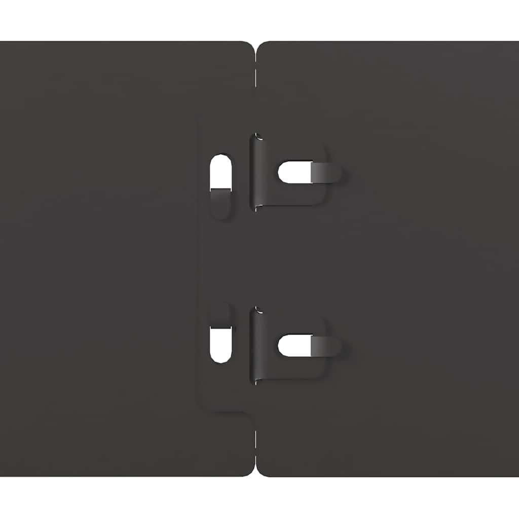 Plenkanter 50 stk svart 10x103 cm kaldvalset stål