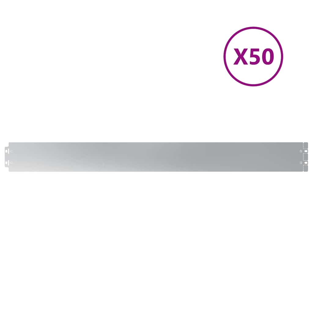 Plenkanter 50 stk 10x103 cm galvanisert stål