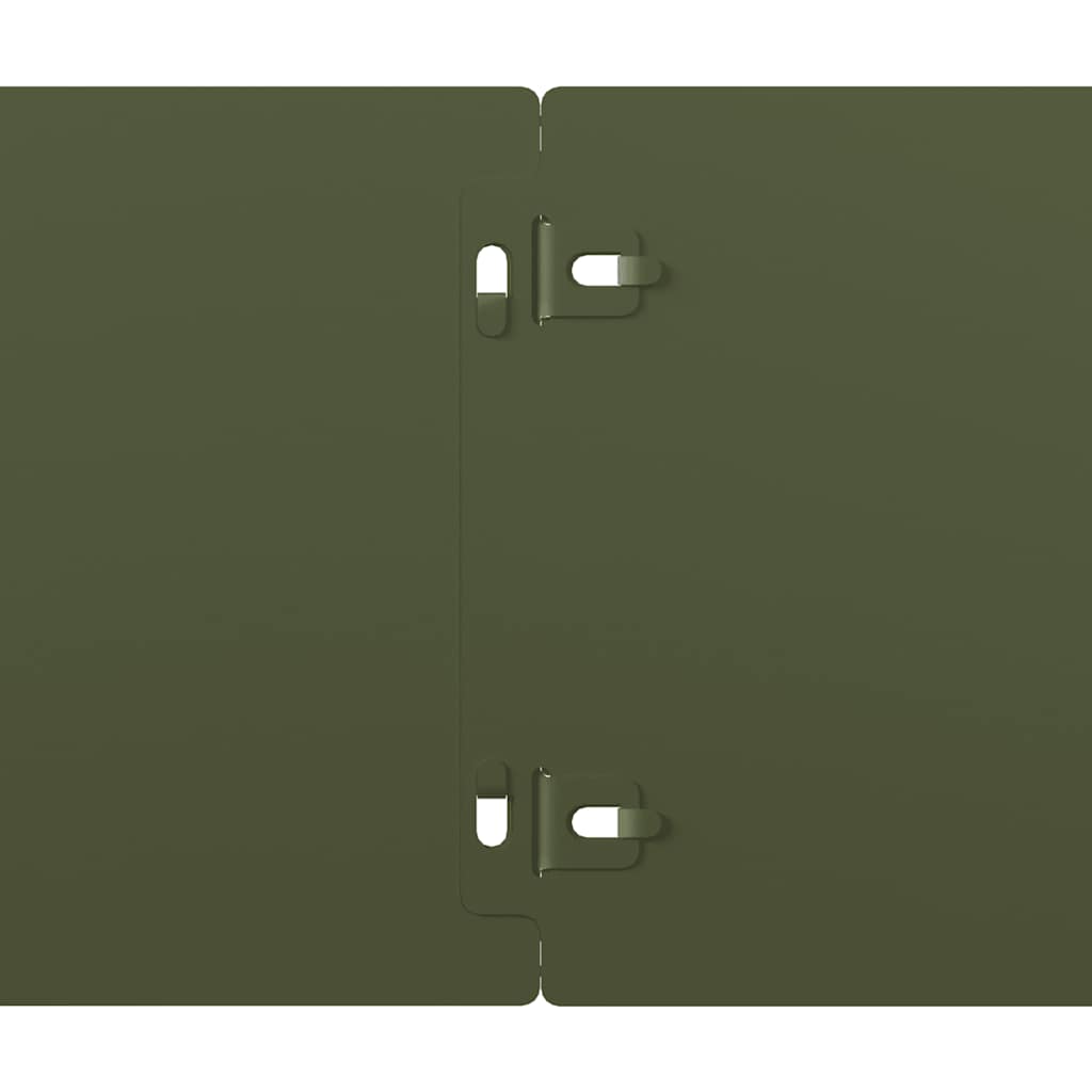 Plenkanter 10 stk olivengrønn 15x103 cm kaldvalset stål
