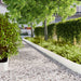 Plenkanter 10 stk hvit 20x103 cm kaldvalset stål