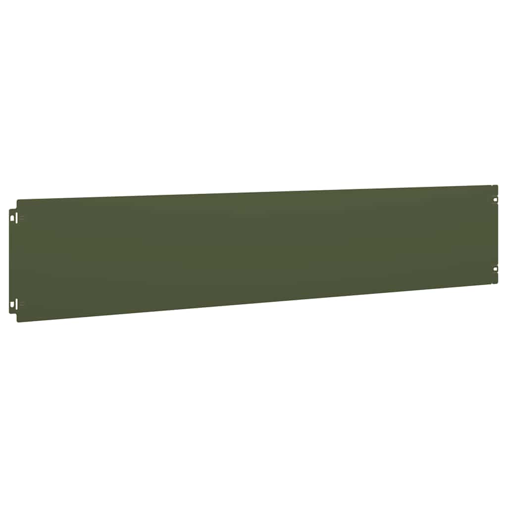 Plenkanter 10 stk olivengrønn 20x103 cm kaldvalset stål