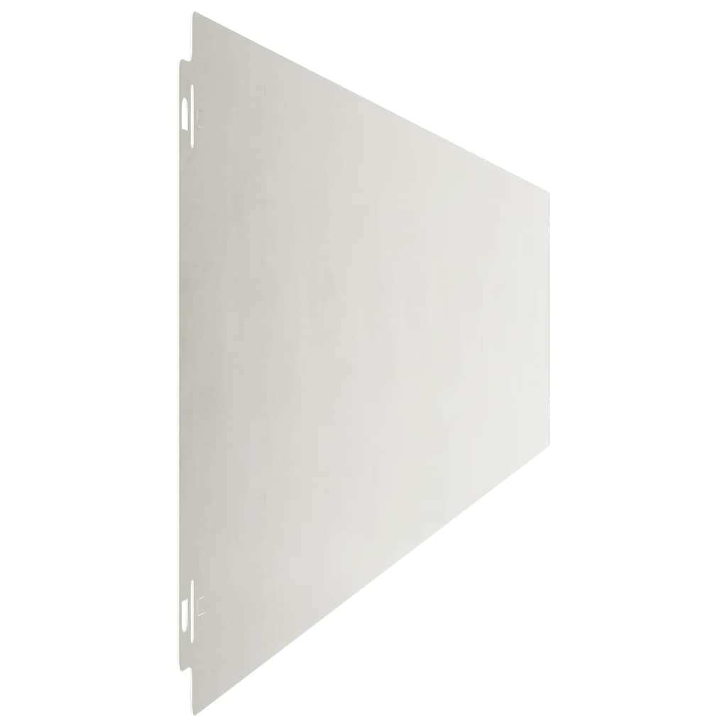 Plenkanter 10 stk 20x103 cm rustfritt stål
