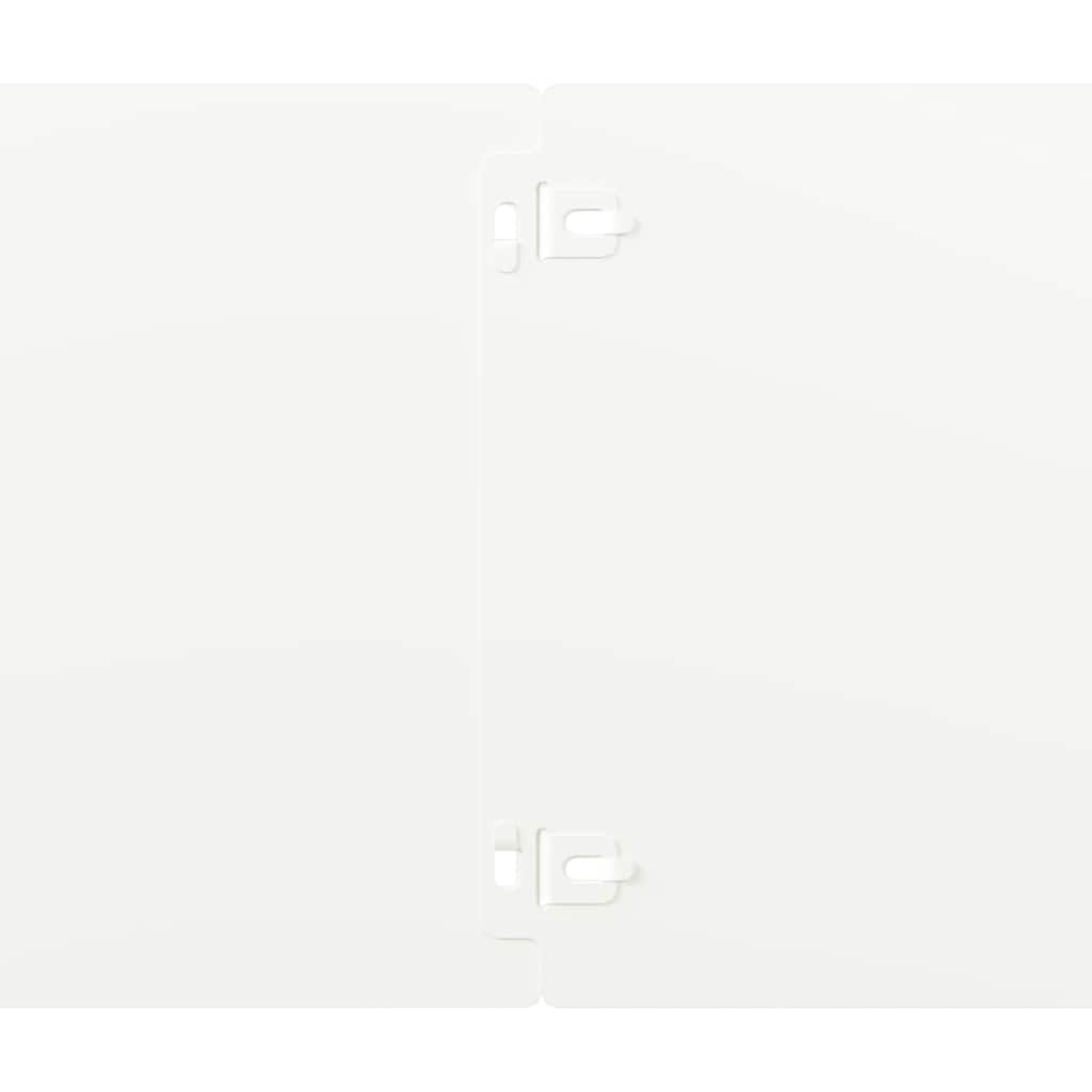 Plenkanter 30 stk hvit 20x103 cm kaldvalset stål