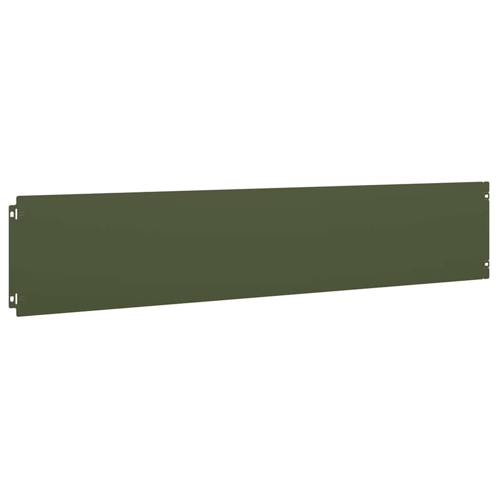 Plenkanter 30 stk olivengrønn 20x103 cm kaldvalset stål