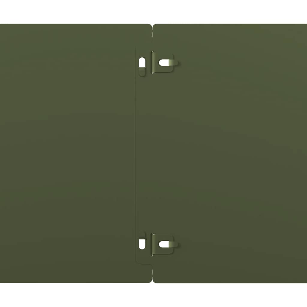 Plenkanter 30 stk olivengrønn 20x103 cm kaldvalset stål