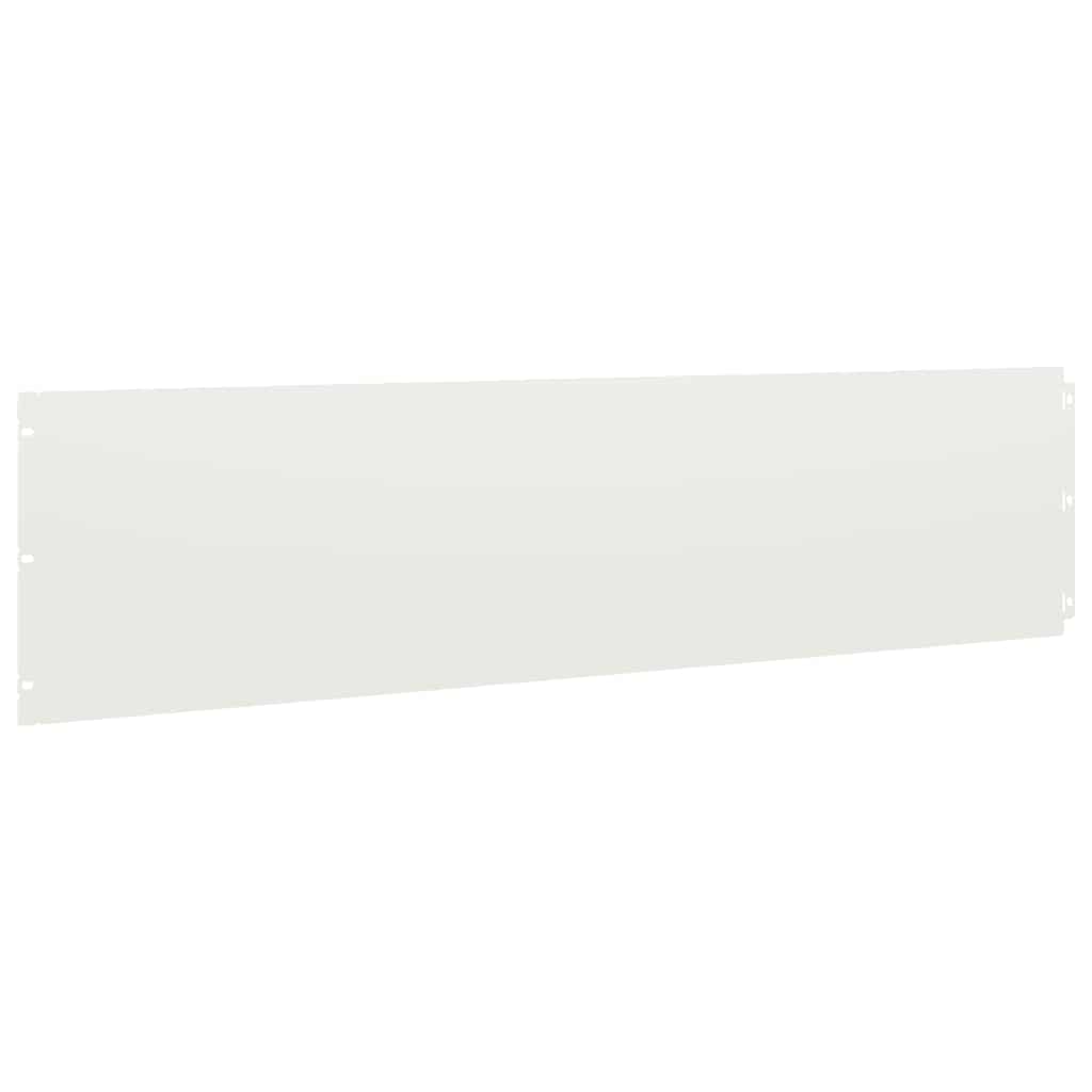 Plenkanter 10 stk hvit 25x103 cm kaldvalset stål
