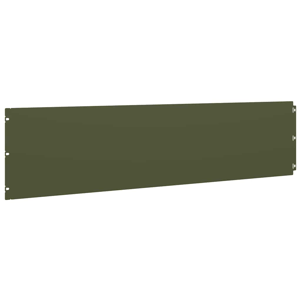 Plenkanter 10 stk olivengrønn 25x103 cm kaldvalset stål