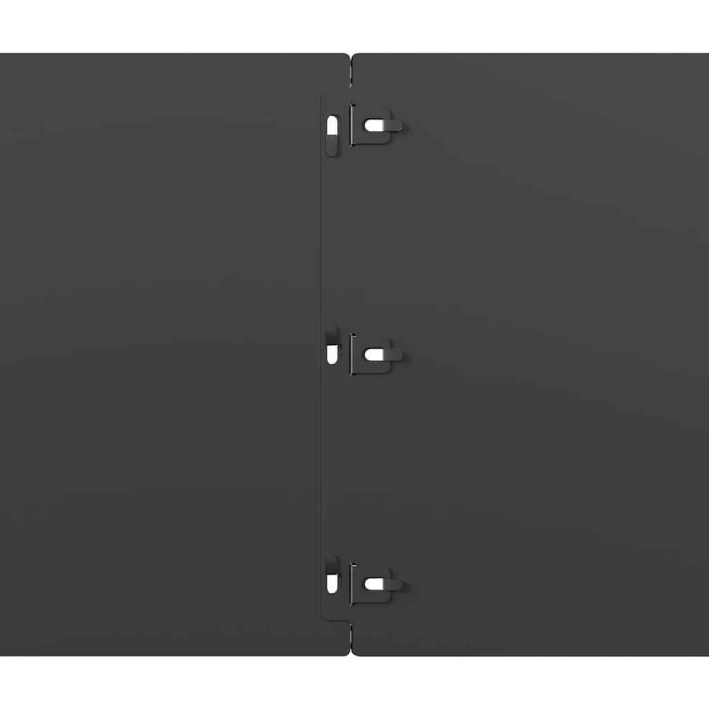 Plenkanter 20 stk svart 25x103 cm kaldvalset stål