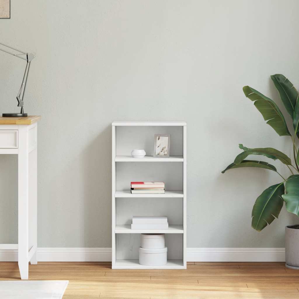 Sideskap ODDA hvit 40x24x79 cm heltre furu