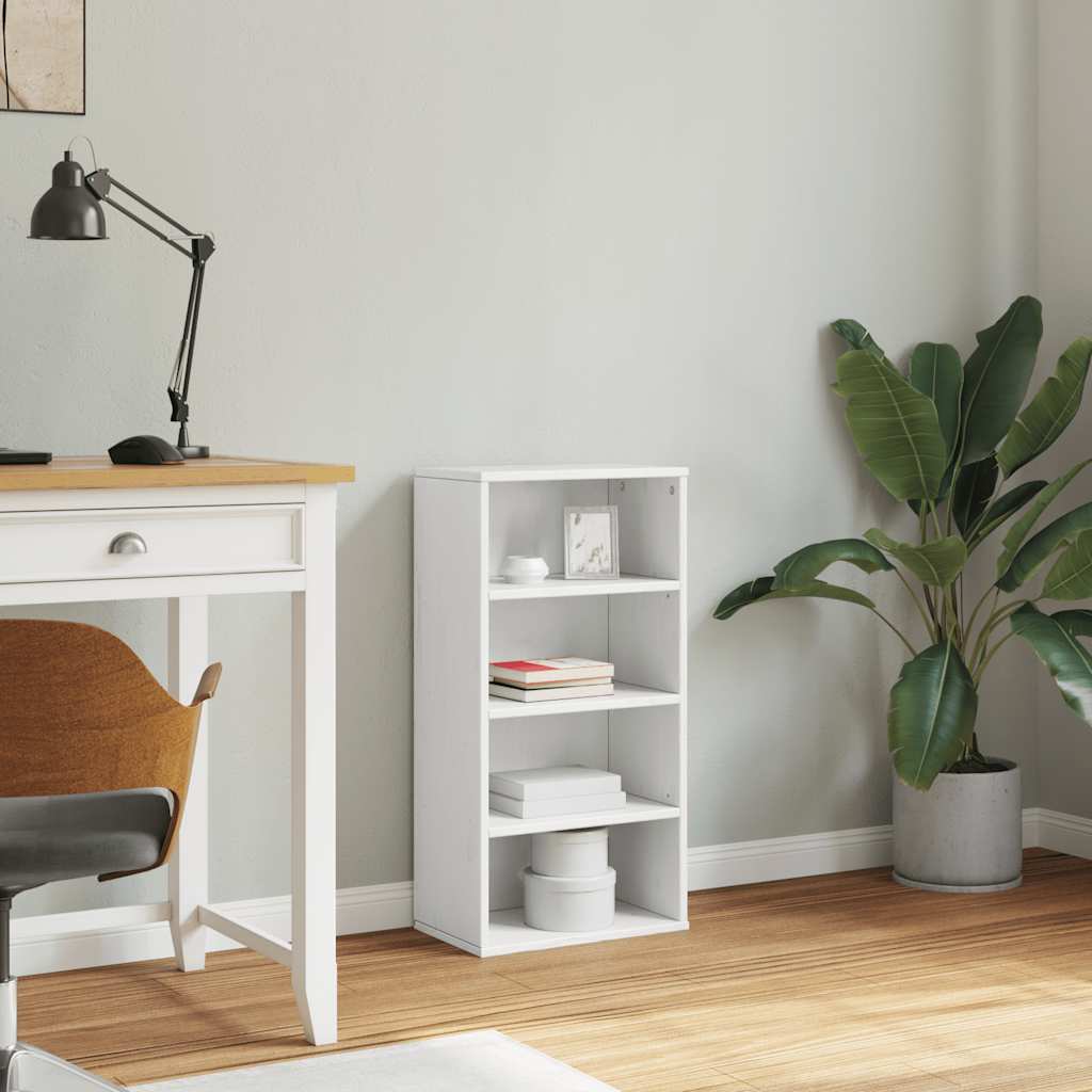Sideskap ODDA hvit 40x24x79 cm heltre furu