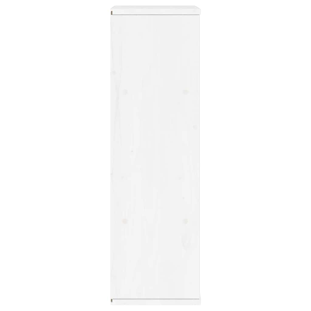 Sideskap ODDA hvit 40x24x79 cm heltre furu