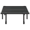 Sengeramme uten madrass sammenleggbar svart 75x190 cm stål