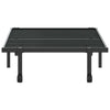 Sengeramme uten madrass sammenleggbar svart 90x190 cm stål