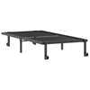 Sengeramme uten madrass sammenleggbar svart 90x190 cm stål