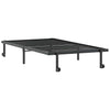 Sengeramme uten madrass sammenleggbar svart 100x200 cm stål