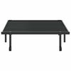Sengeramme uten madrass sammenleggbar svart 100x200 cm stål