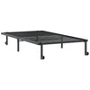 Sengeramme uten madrass sammenleggbar svart 107x203 cm stål