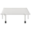 Sengeramme uten madrass sammenleggbar hvit 90x200 cm stål