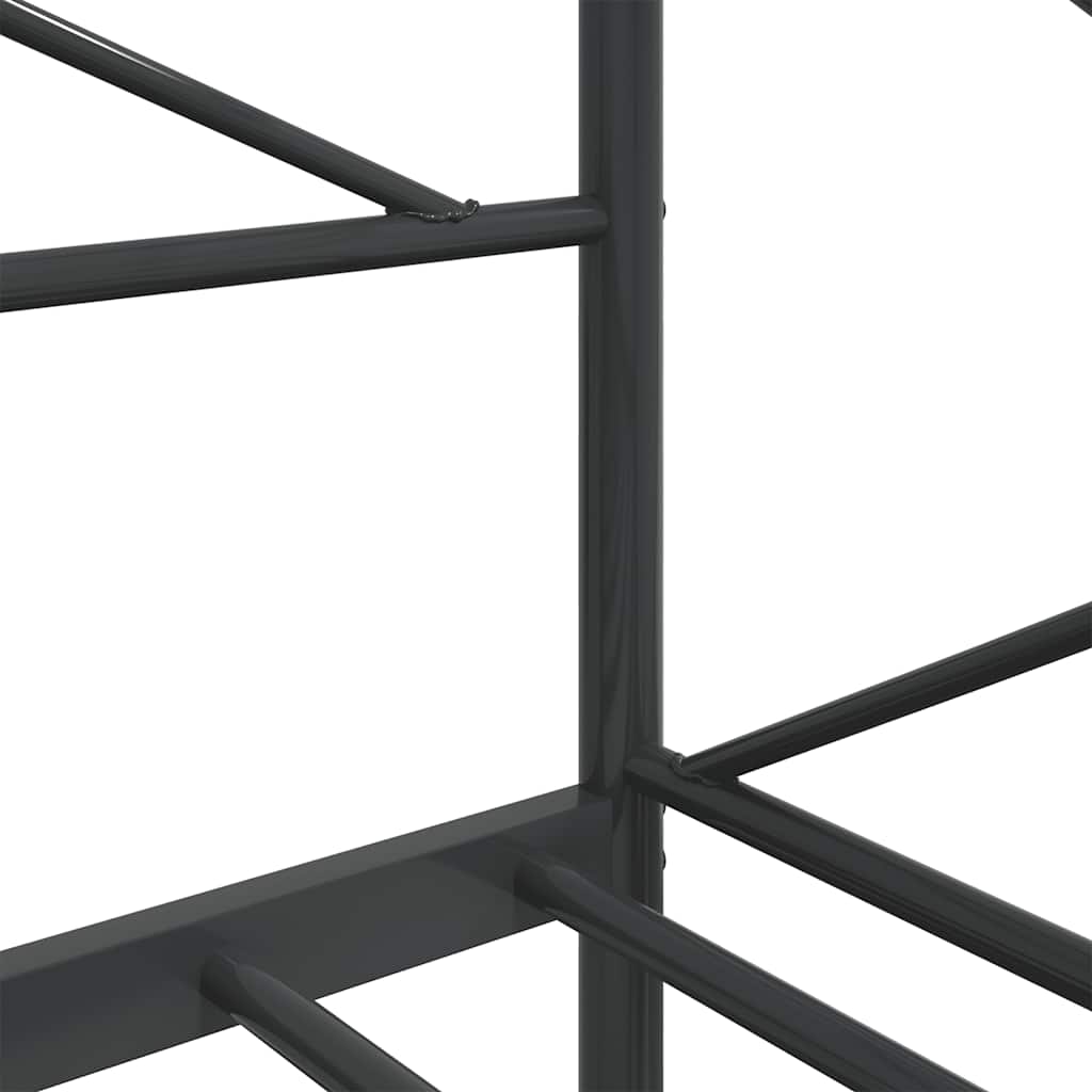 Dagseng uten madrass svart 75x190 cm stål vidaXL