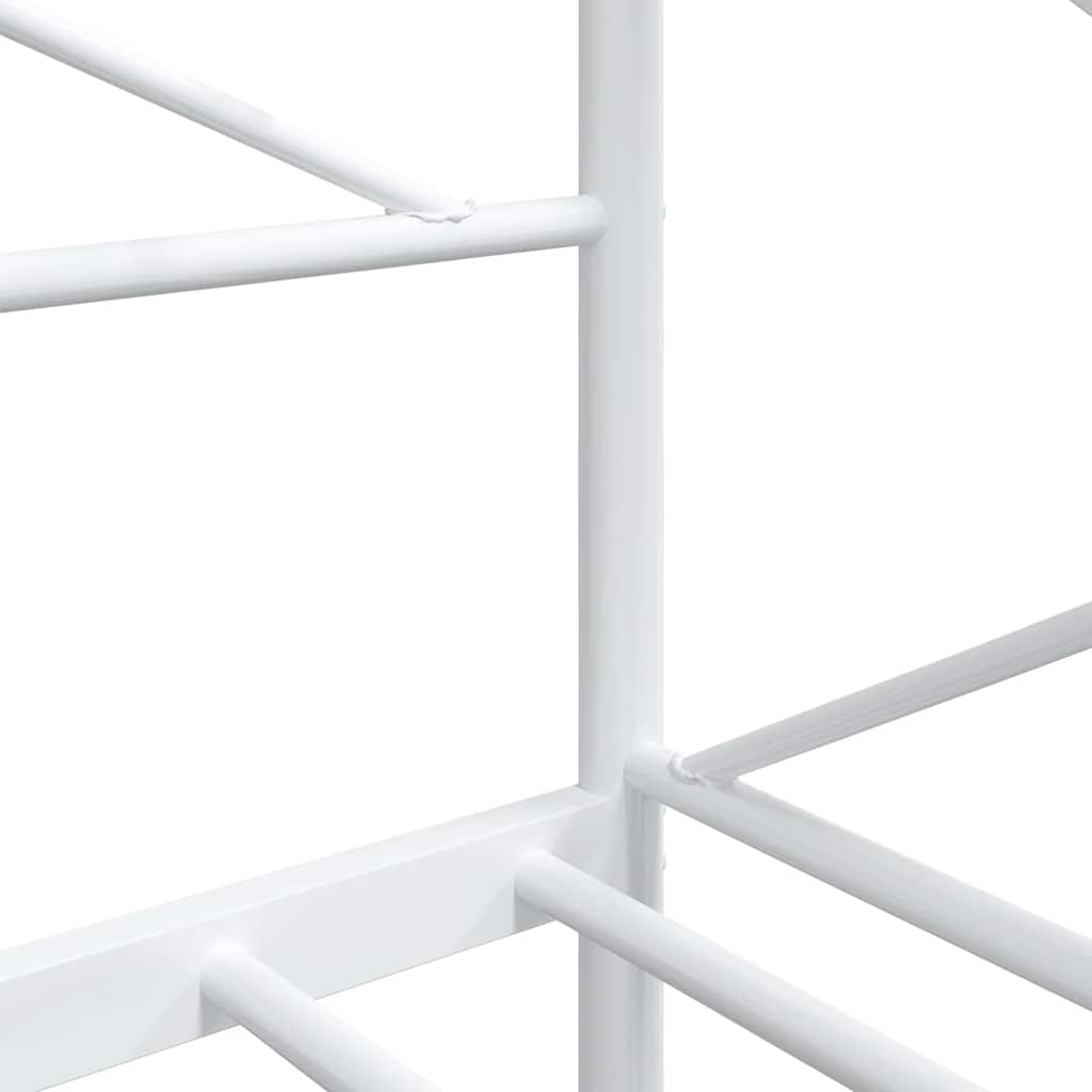 Dagseng uten madrass hvit 80x200 cm stål