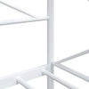 Dagseng uten madrass hvit 80x200 cm stål