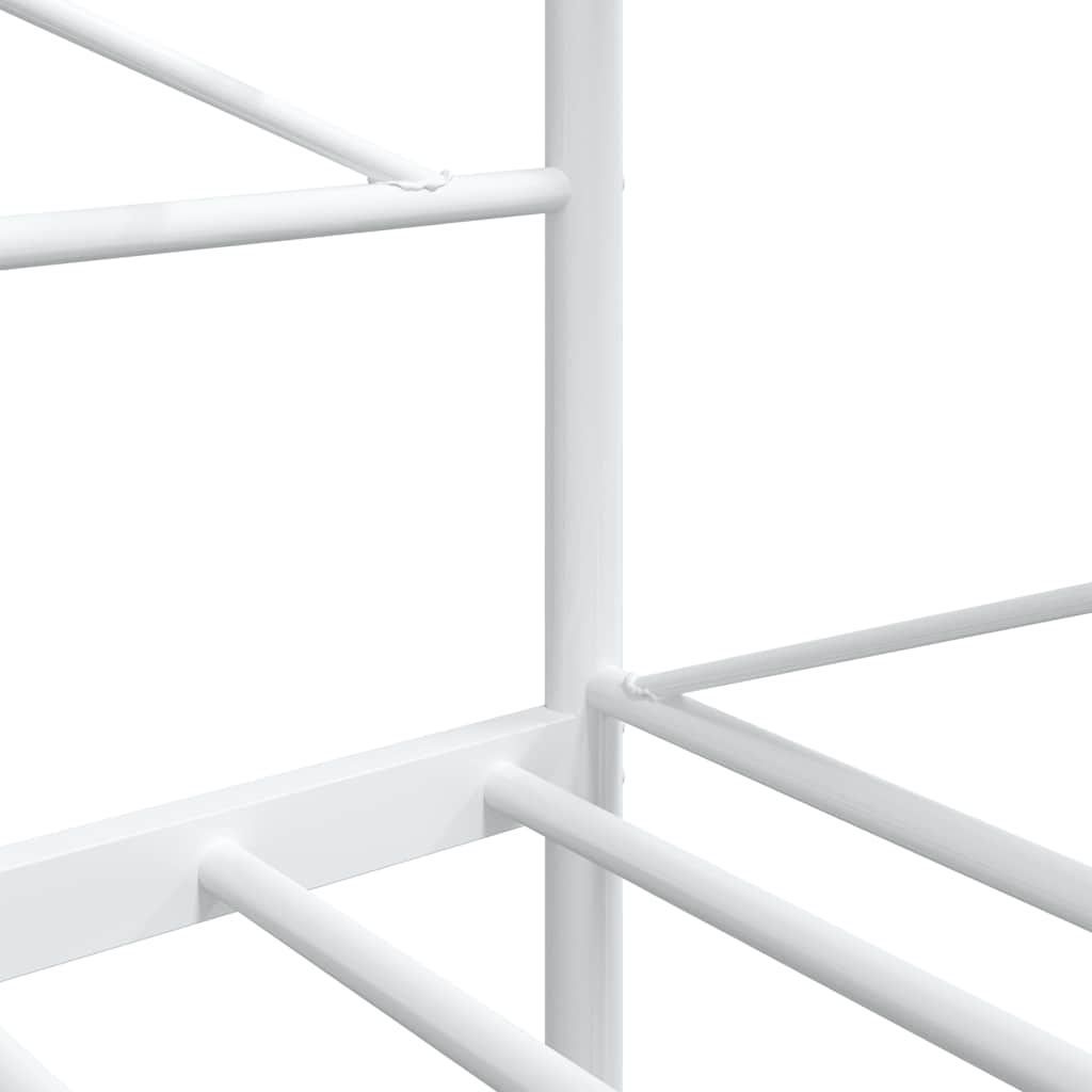 Dagseng uten madrass hvit 100x190 cm stål