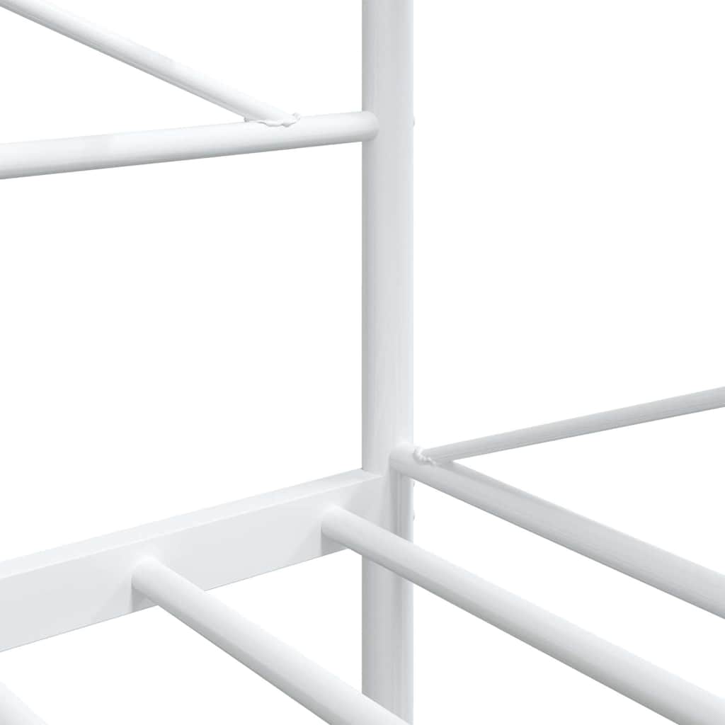 Dagseng uten madrass hvit 100x200 cm stål