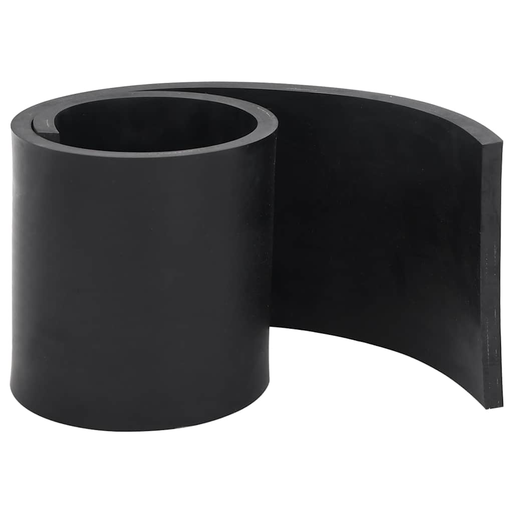 Gummikant for snøplog svart 100x15x1 cm