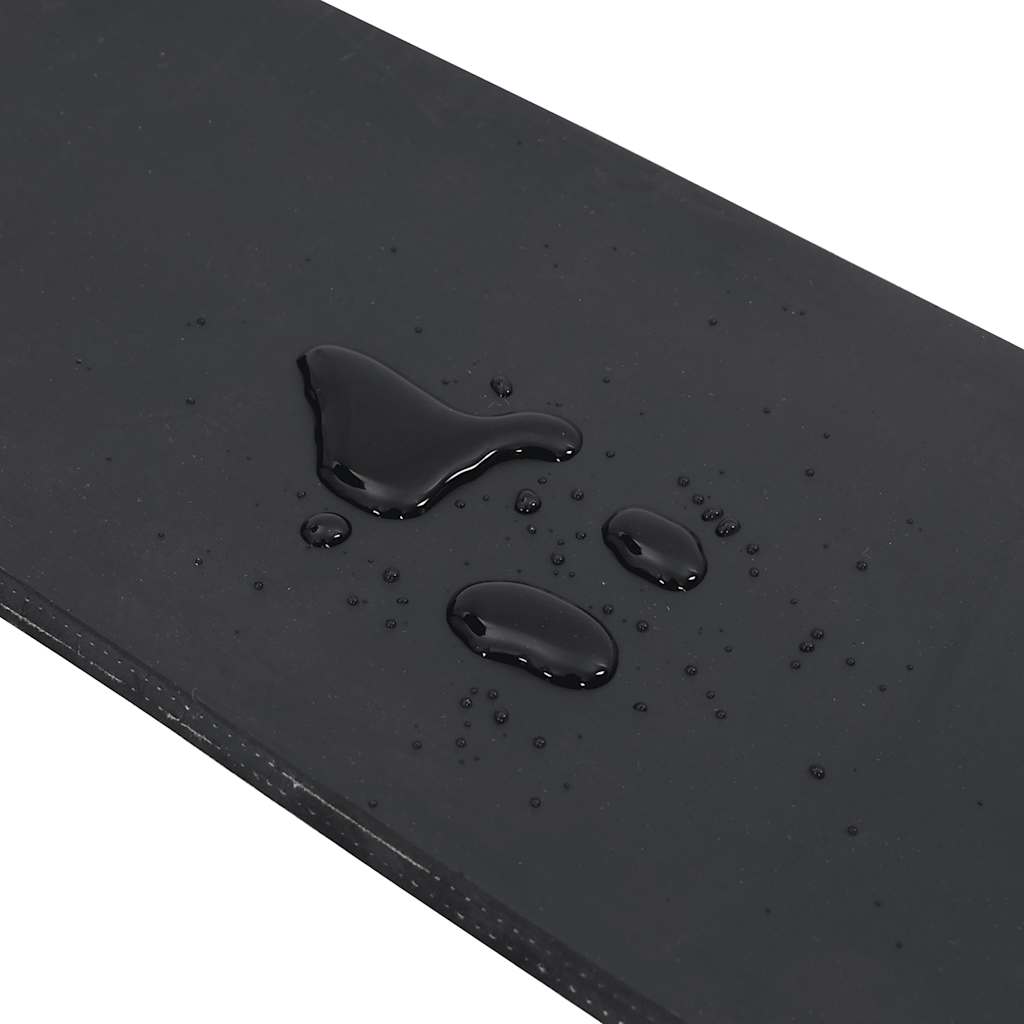 Gummikant for snøplog svart 100x15x1 cm