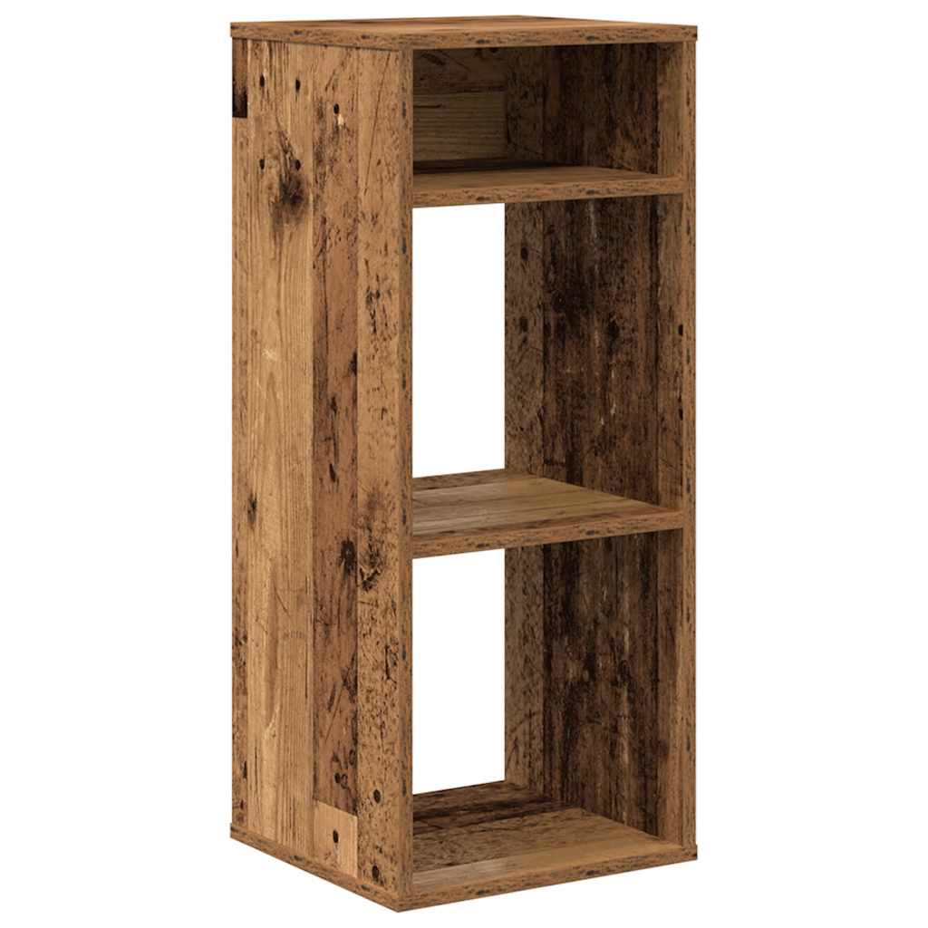 Bokhylle gammelt tre 34x31x80 cm konstruert tre vidaXL