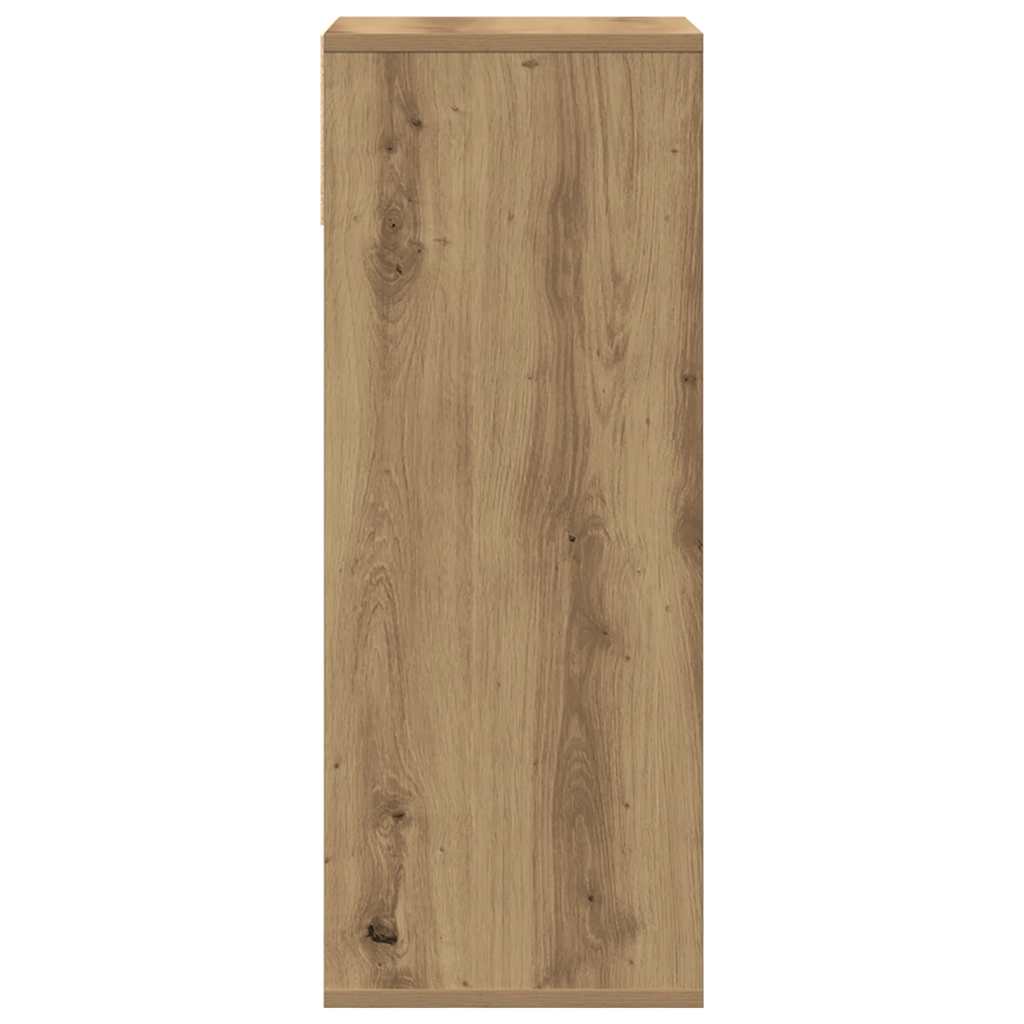 Bokhylle artisan eik 34x31x80 cm konstruert tre vidaXL