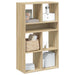 Bokhylle sonoma eik 66x31x112 cm konstruert tre