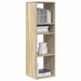 Bokhylle sonoma eik 34x31x112 cm konstruert tre