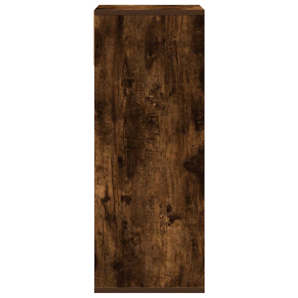 Bokhylle røkt eik 34x31x80 cm konstruert tre