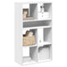 Bokhylle hvit 66x31x112 cm konstruert tre