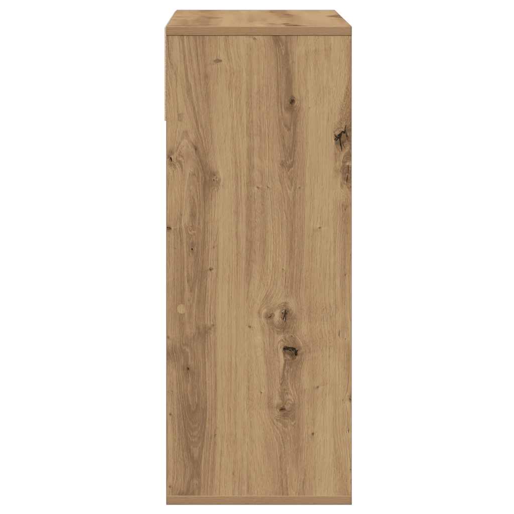 Bokhylle artisan eik 66x31x80 cm konstruert tre