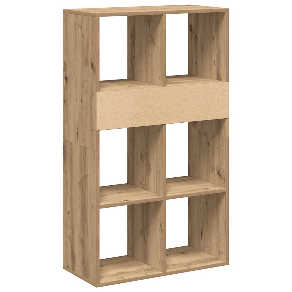 Bokhylle artisan eik 66x31x112 cm konstruert tre