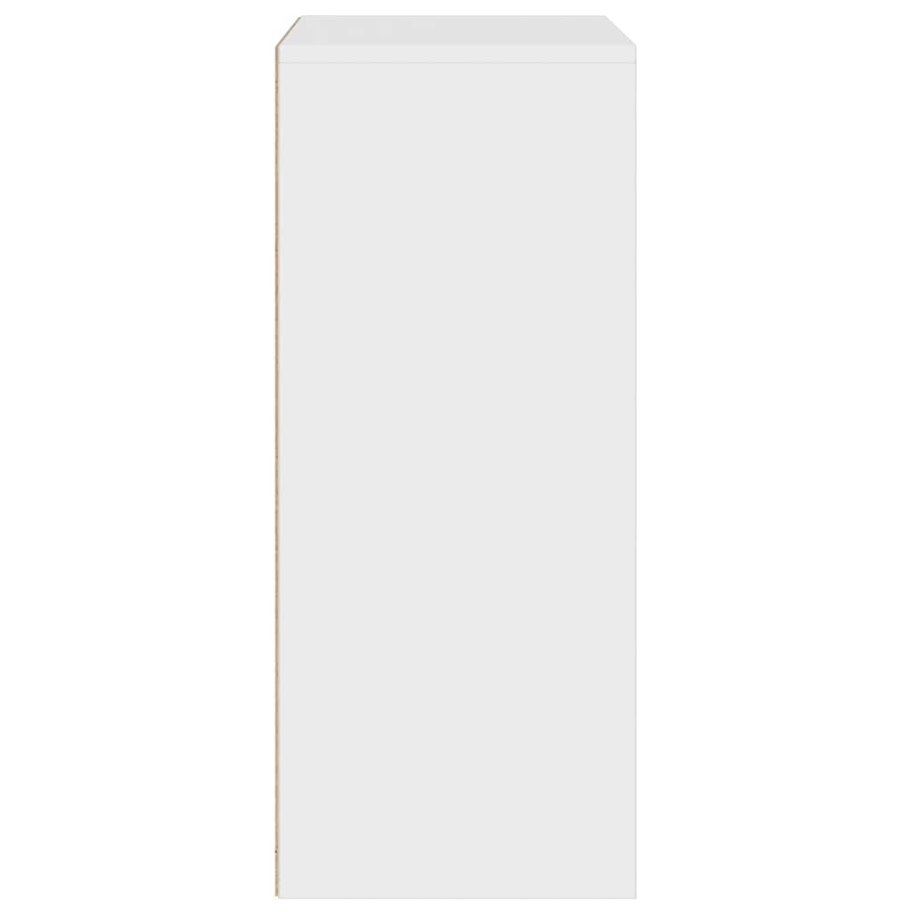 Bokhylle hvit 60x30x71,5 cm konstruert tre vidaXL
