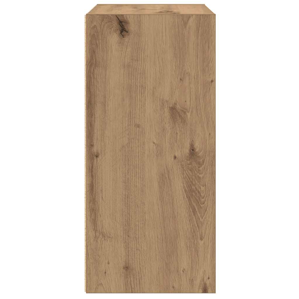 Bokhylle artisan eik 31x24x52 cm konstruert tre