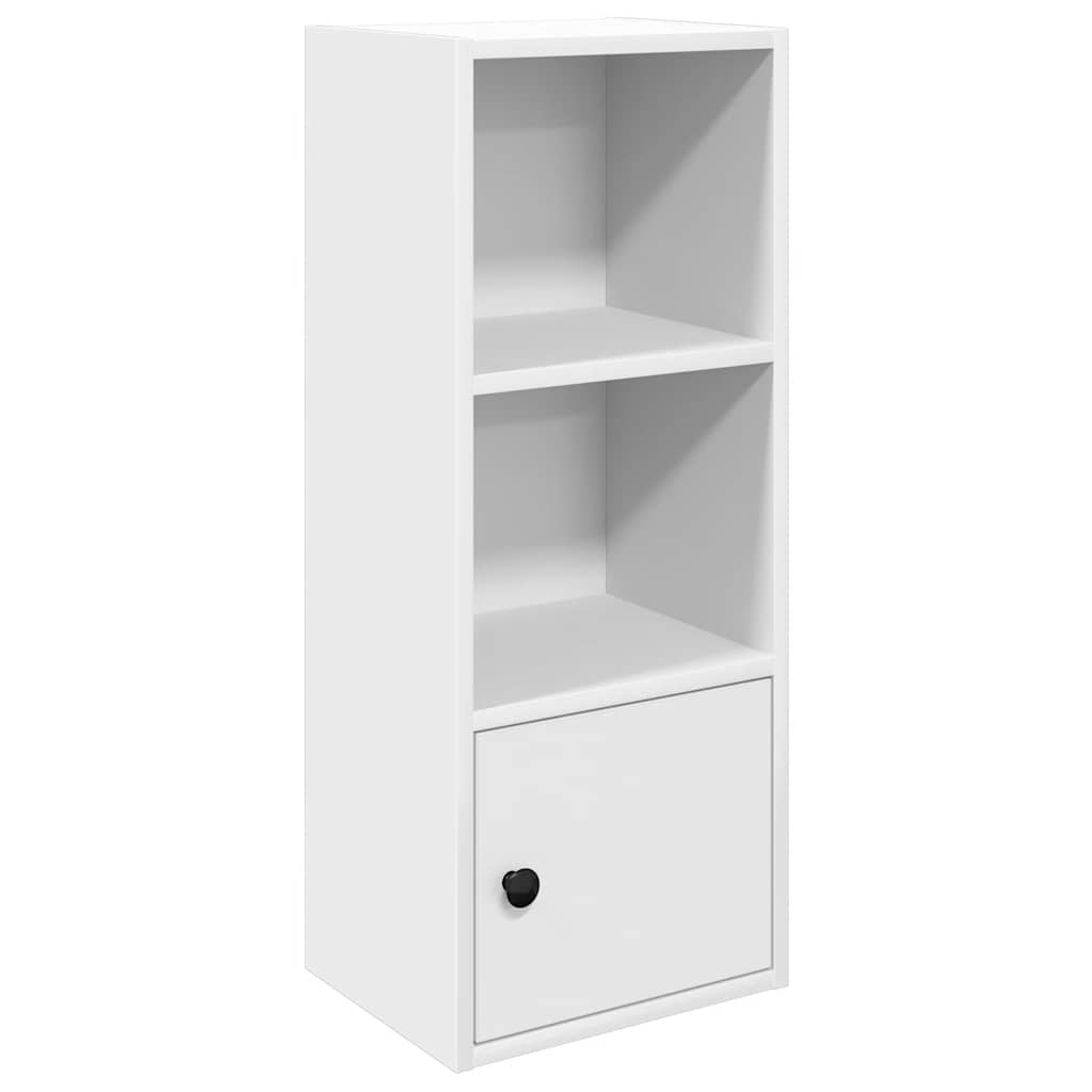 Bokhylle hvit 31x24x77 cm konstruert tre vidaXL