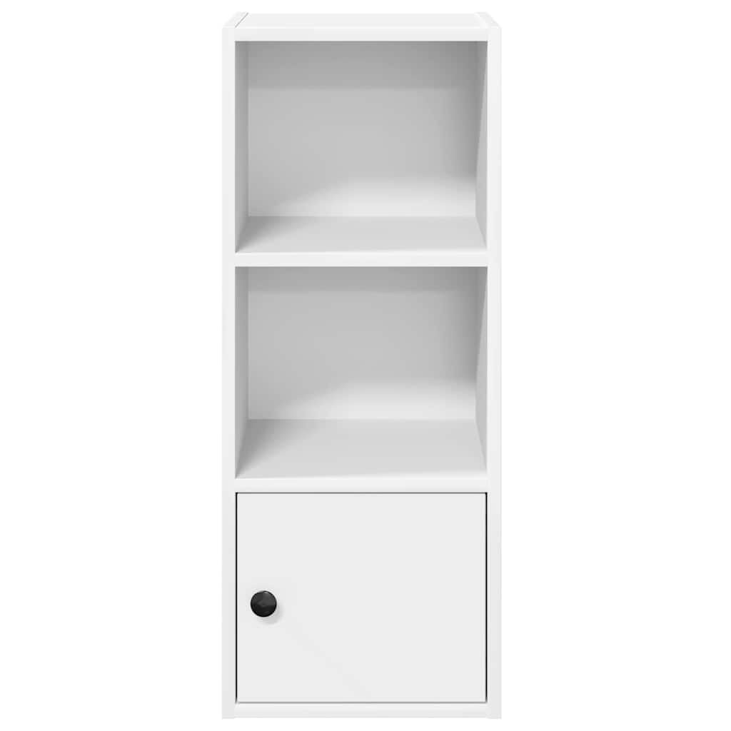 Bokhylle hvit 31x24x77 cm konstruert tre vidaXL