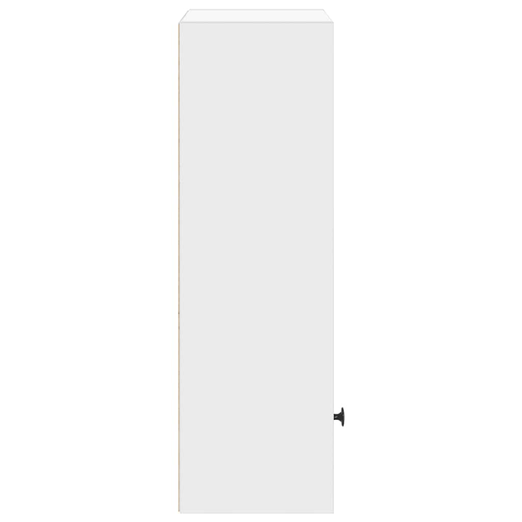 Bokhylle hvit 31x24x77 cm konstruert tre vidaXL