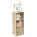Bokhylle sonoma eik 31x24x77 cm konstruert tre