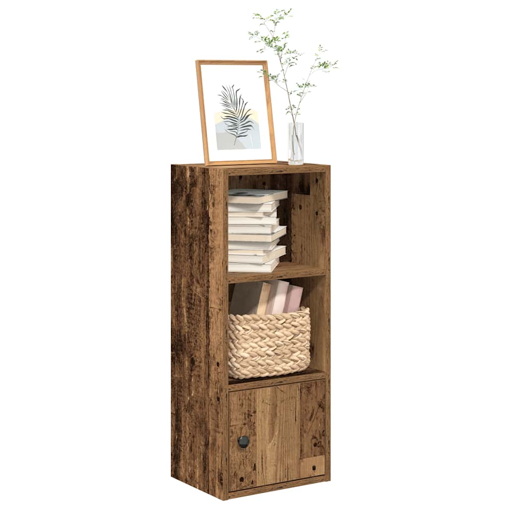 Bokhylle gammelt tre 31x24x77 cm konstruert tre vidaXL