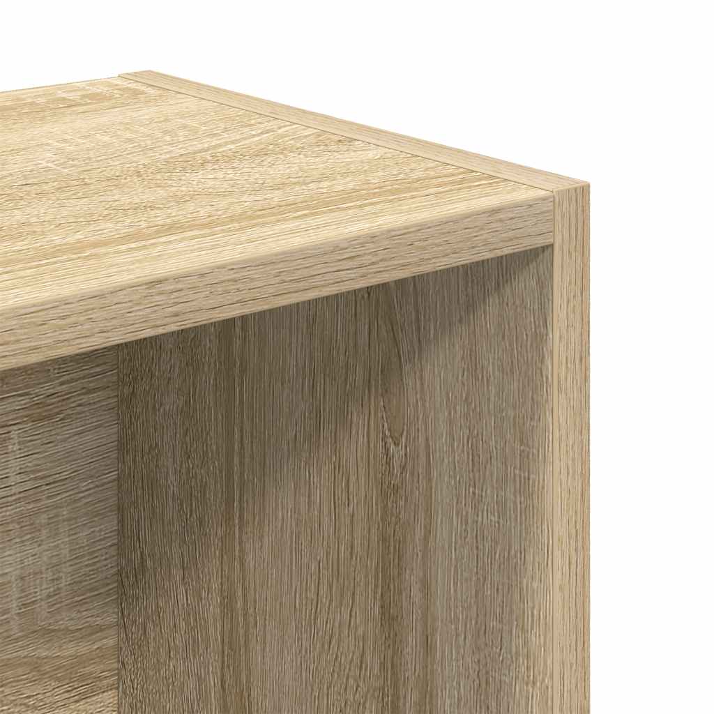 Bokhylle sonoma eik 31x24x102 cm konstruert tre vidaXL