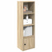 Bokhylle sonoma eik 31x24x102 cm konstruert tre vidaXL