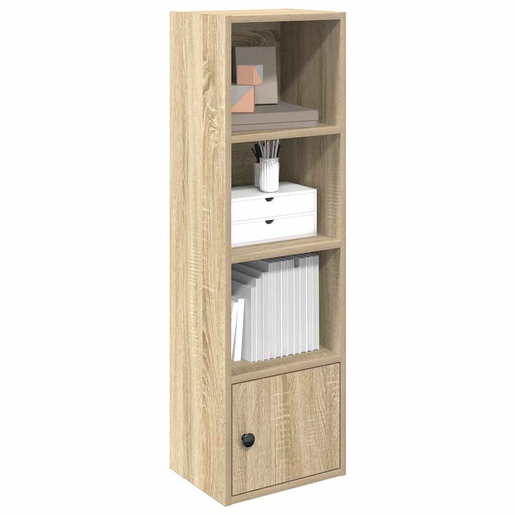 Bokhylle sonoma eik 31x24x102 cm konstruert tre vidaXL